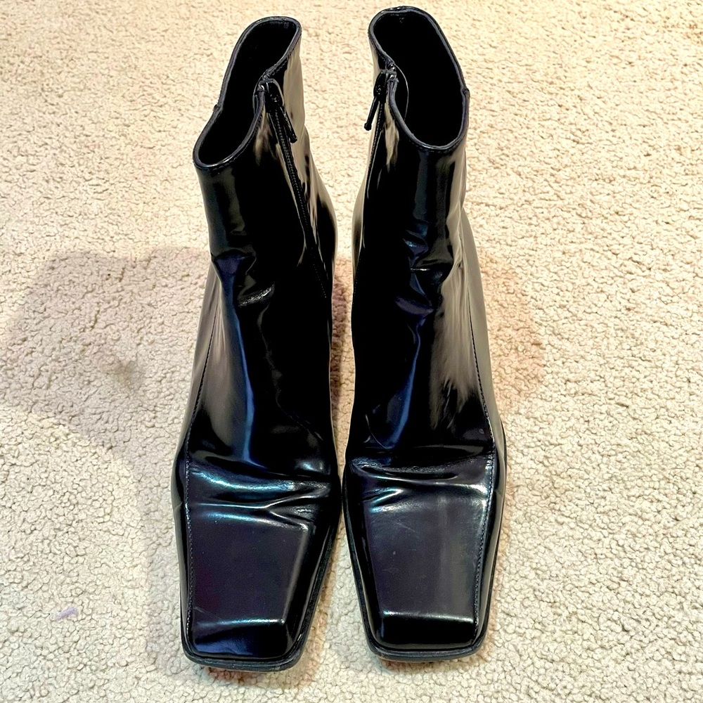 Patent leather Prada Boots